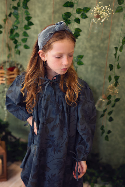 Knot Primrose Headband - Blue