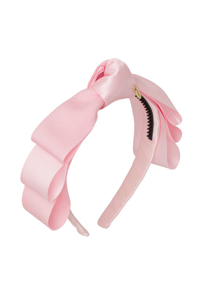Knotted Heather Duo Headband - Powder Pink