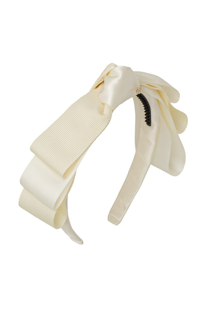 Knotted Heather Duo Headband - Ivory