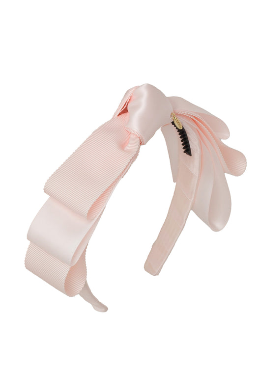 Knotted Heather Duo Headband - Palest Pink