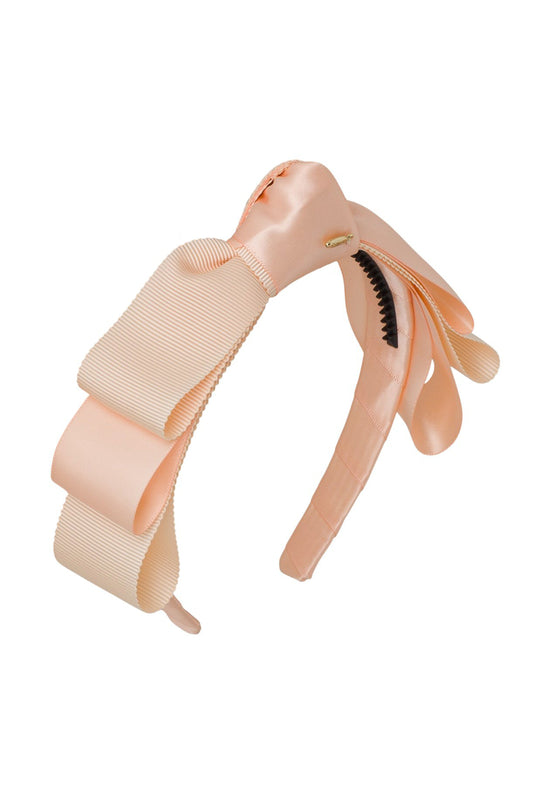 Knotted Heather Duo Headband - Petal Peach