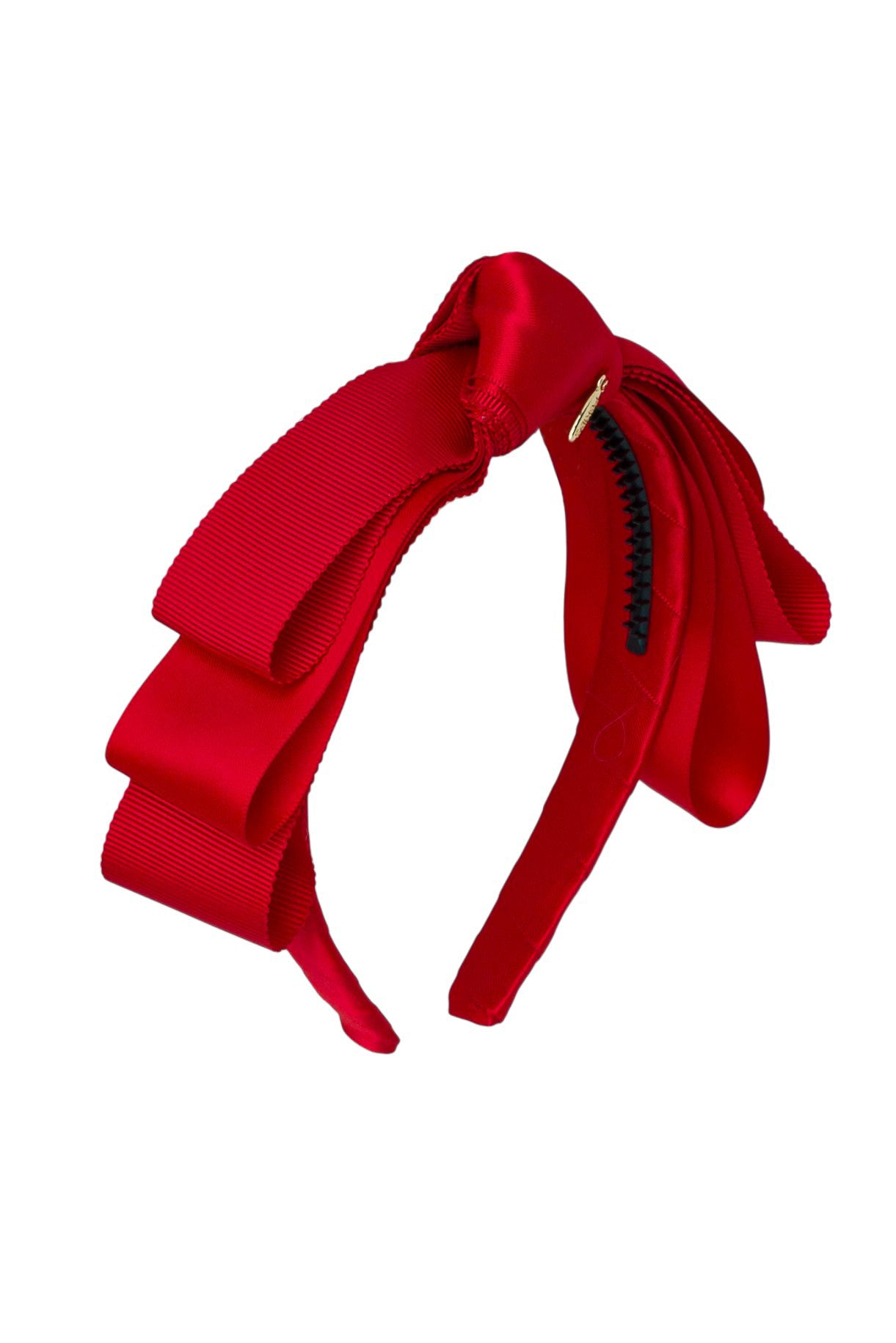 Knotted Heather Duo Headband - Red
