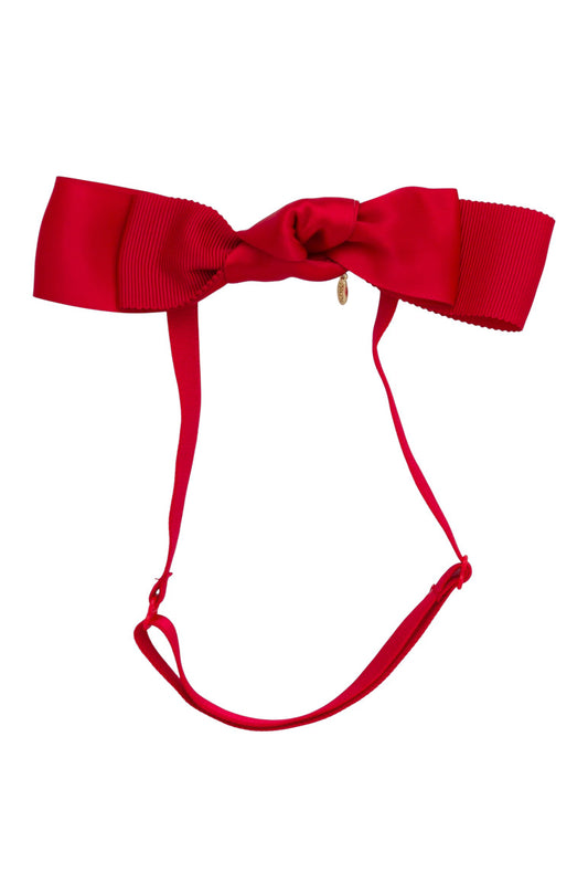 Knotted Heather Duo Wrap - Red