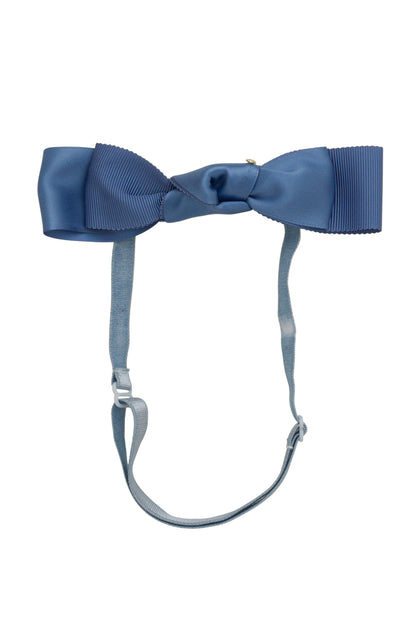 Knotted Heather Duo Wrap - Smoke Blue