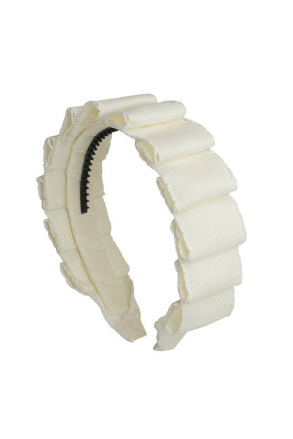 Layered Moonstitch Headband - Ivory