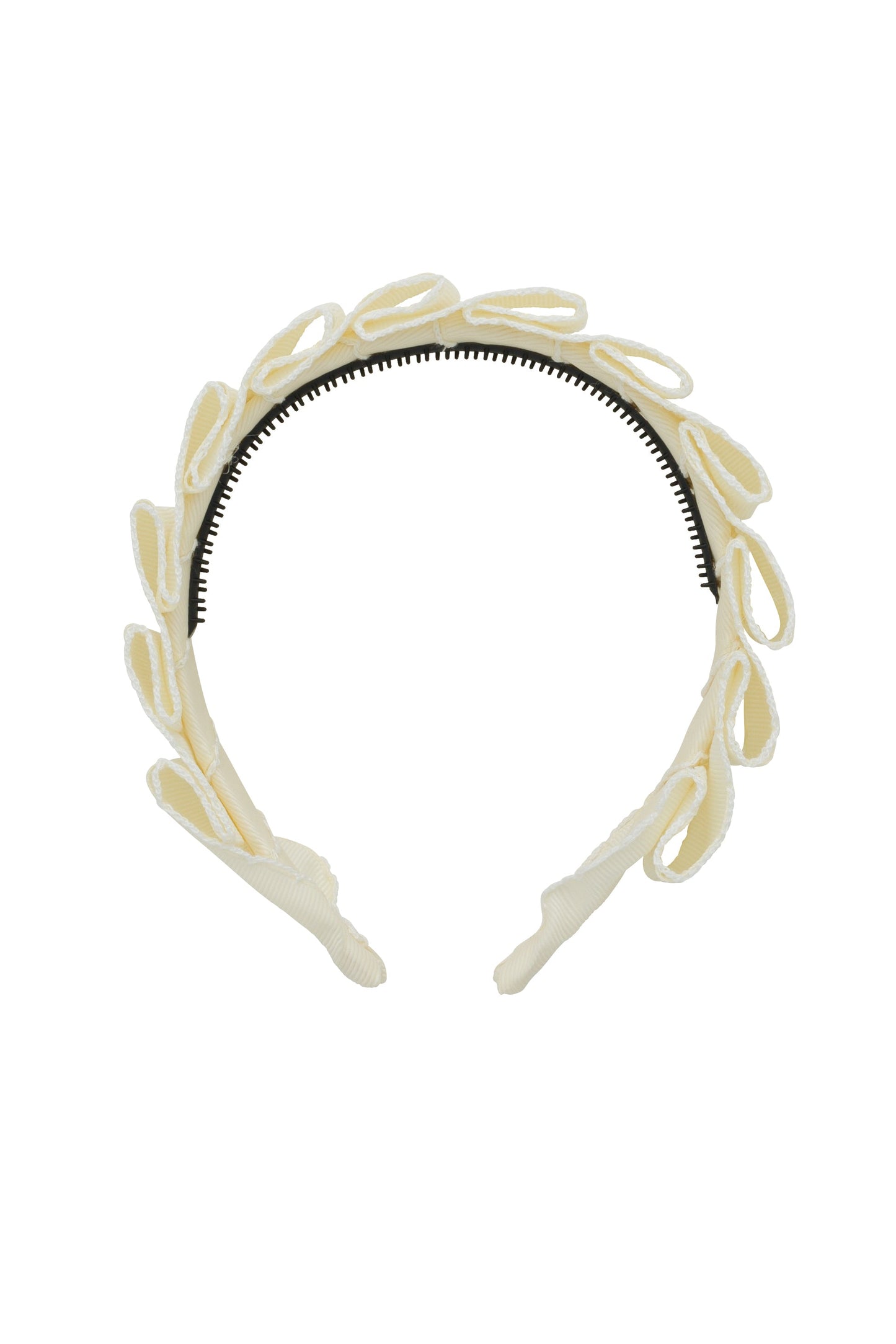 Layered Moonstitch Headband - Ivory
