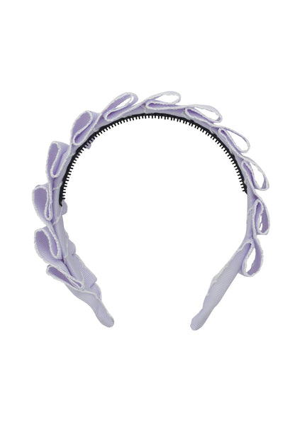 Layered Moonstitch Headband - Lilac