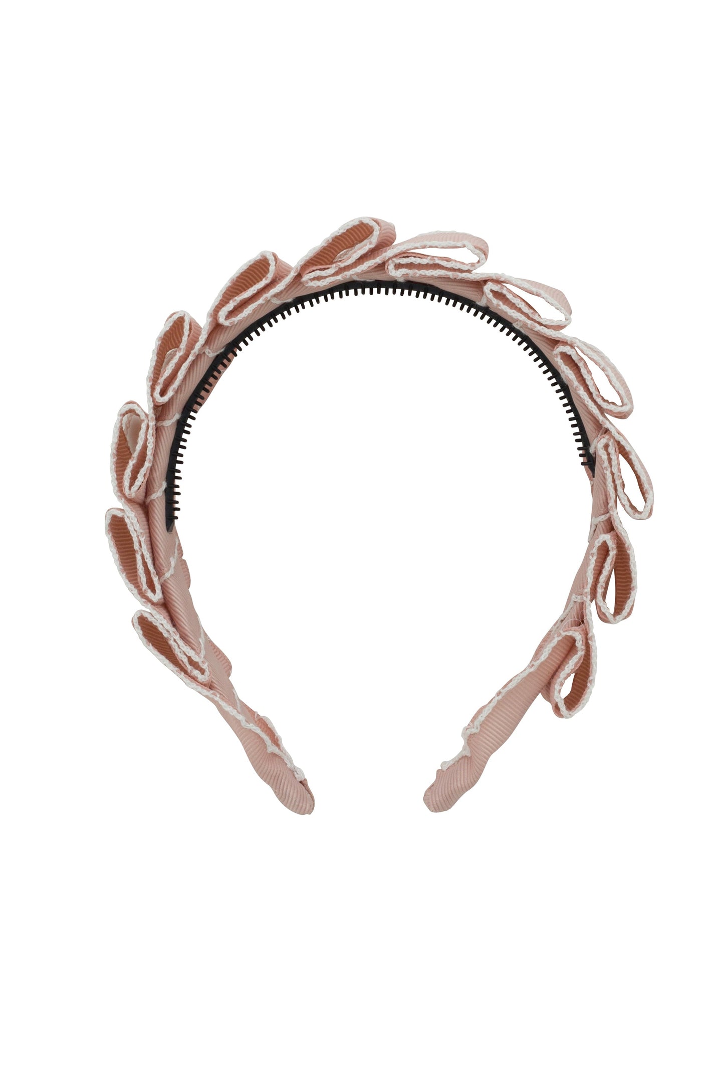 Layered Moonstitch Headband - Vanilla