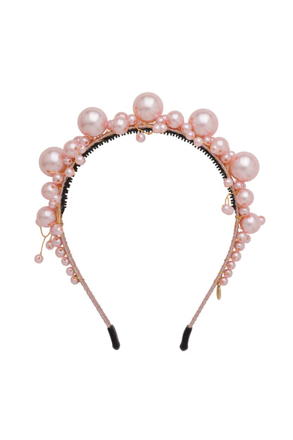 Little Duchess Headband - Blush Pearl