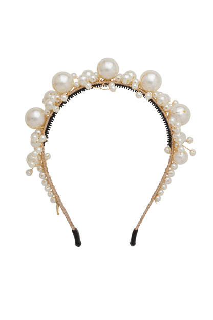 Little Duchess Headband - Ivory Pearl