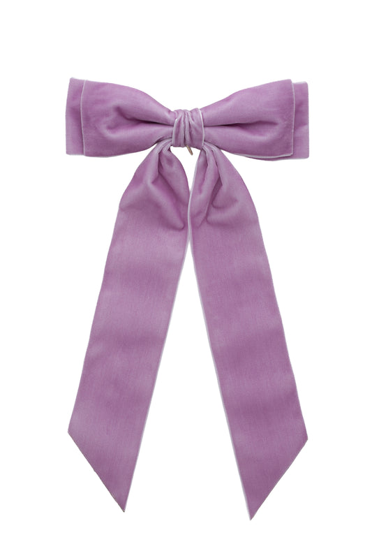 Madeline Velvet Clip - Lilac Fresco