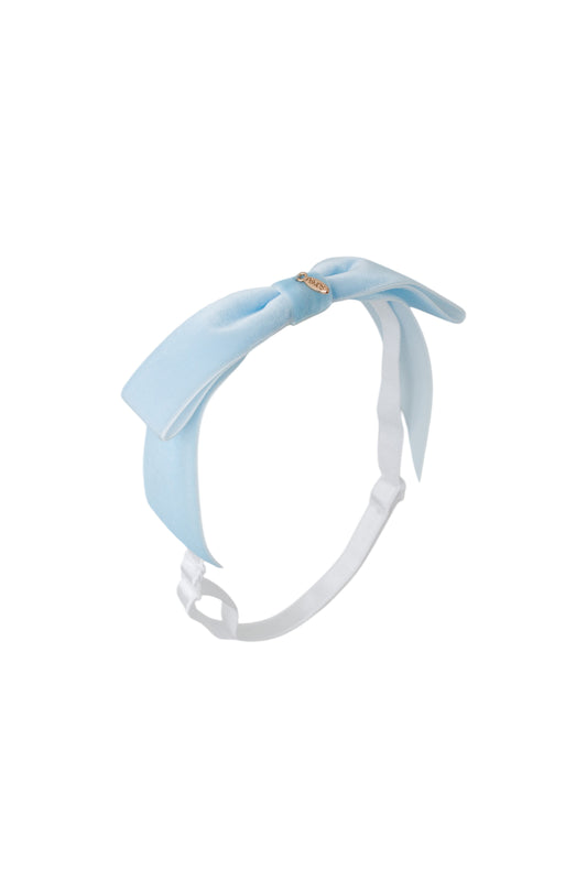 Matilda Velvet Wrap - Baby Blue