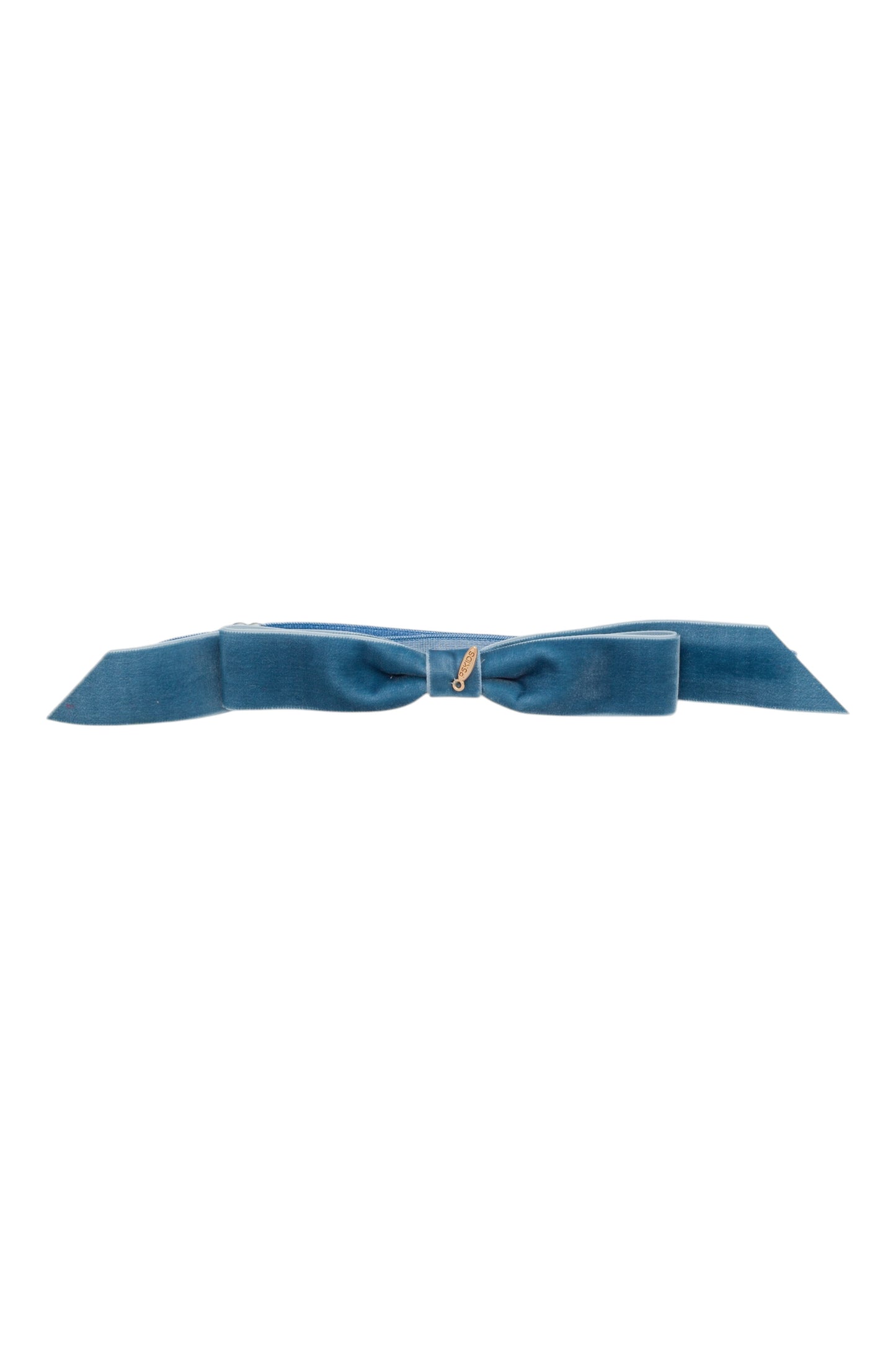 Matilda Velvet Wrap - Denim