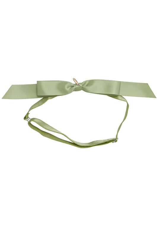 Matilda Satin Wrap - Rustic Sage