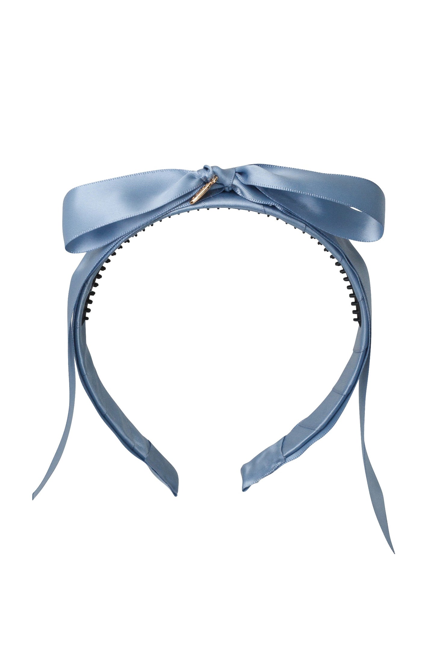 Matilda Satin Headband - French Blue