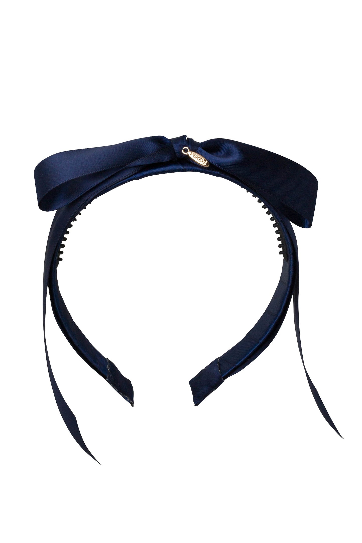 Matilda Satin Headband - Navy