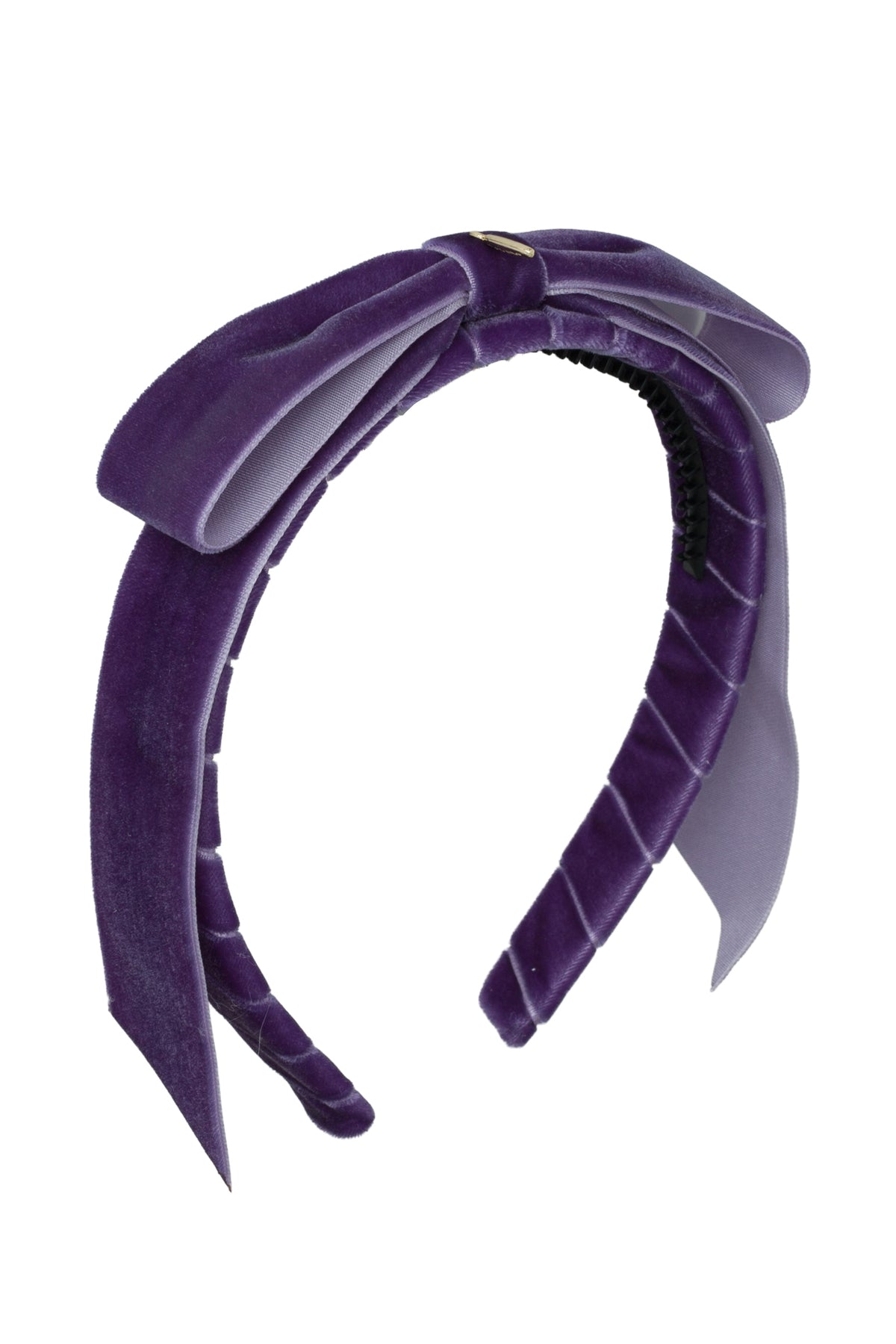 Matilda Velvet Headband - Dark Purple