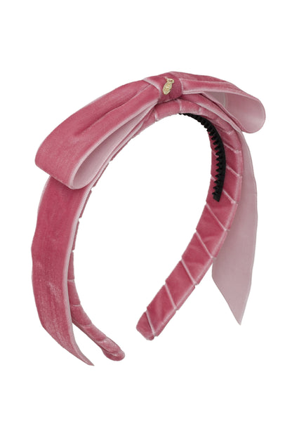 Matilda Velvet Headband - Rose