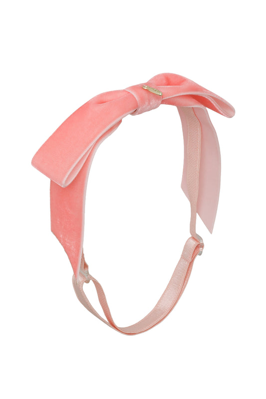 Matilda Velvet Wrap - Salmon Peach