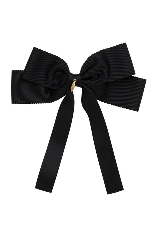 Noa Bow Clip - Black