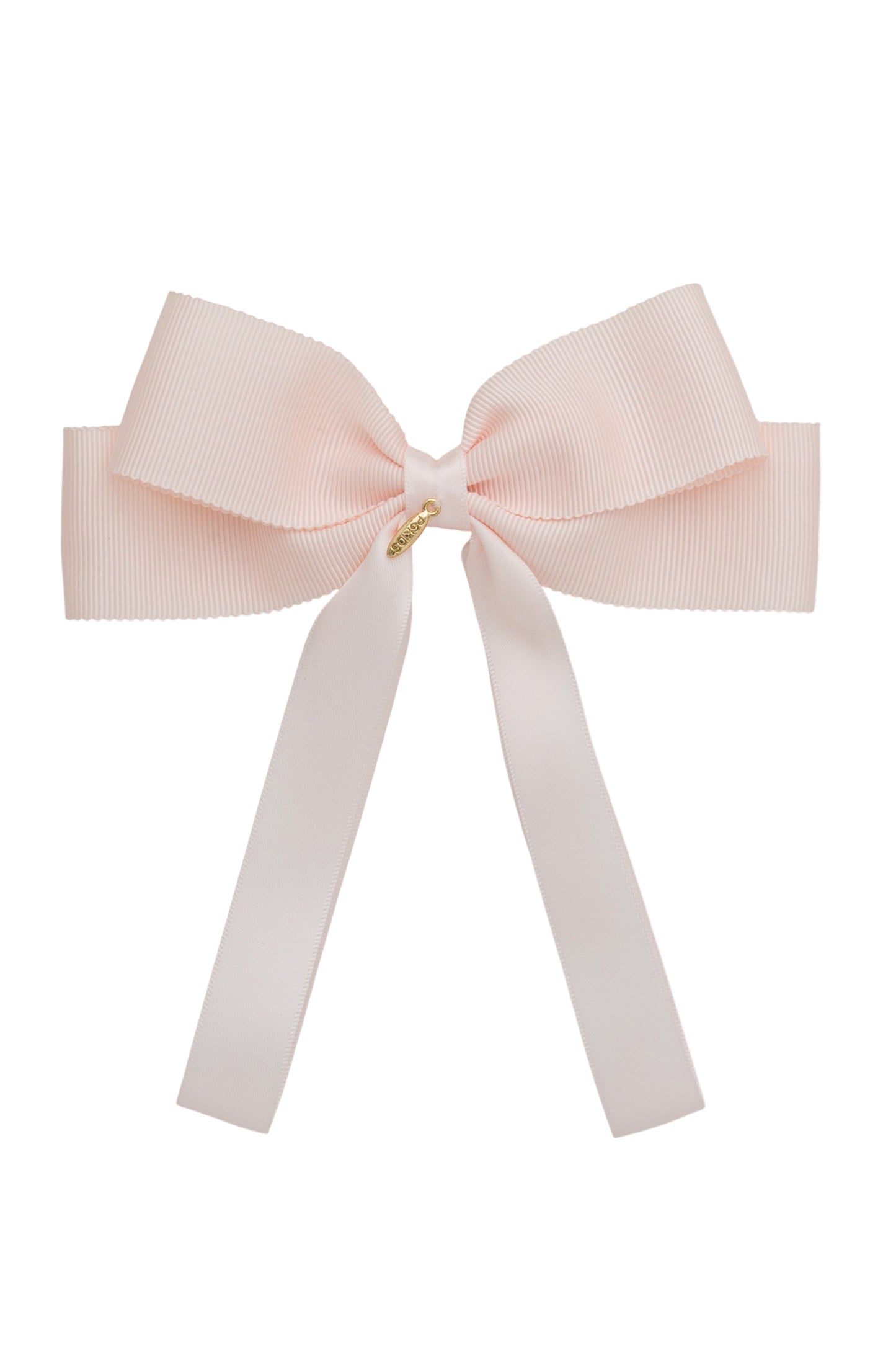 Noa Bow Clip - Palest Pink