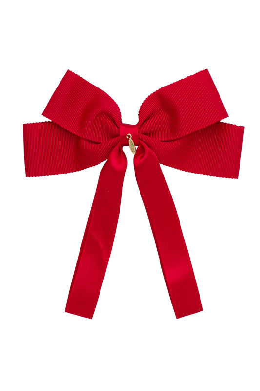 Noa Bow Clip - Red