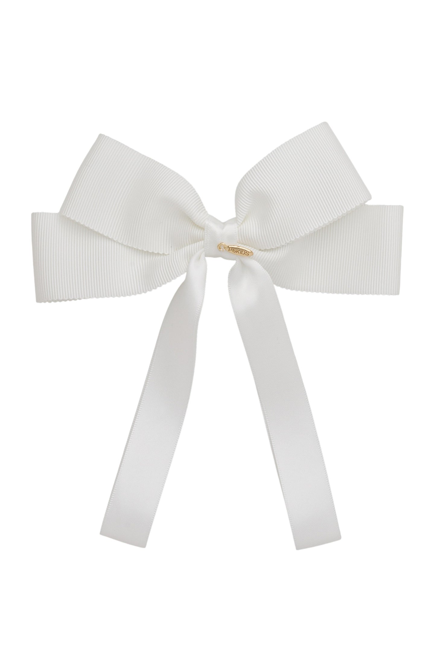 Noa Bow Clip - White