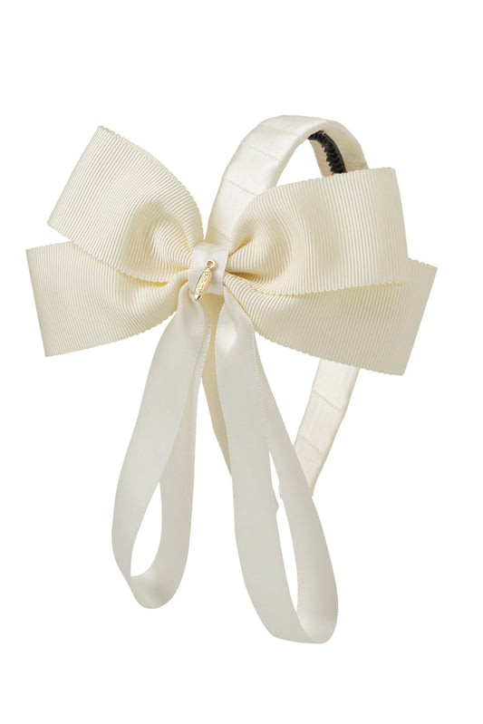Noa Bow Headband - Ivory