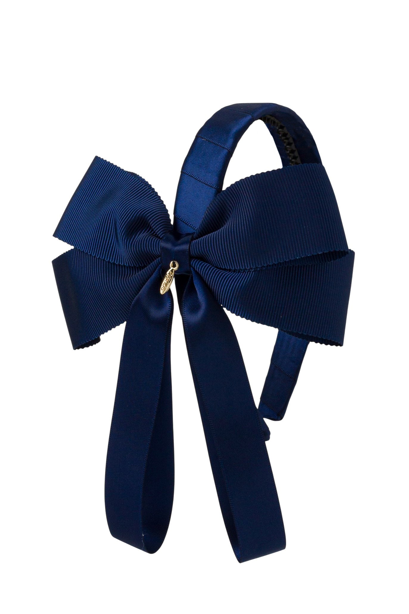 Noa Bow Headband - Navy