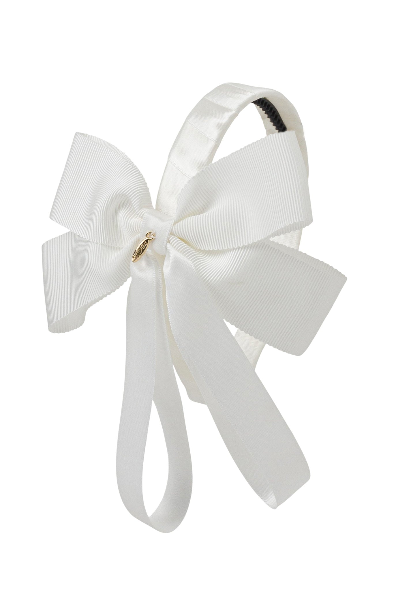 Noa Bow Headband - White