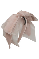 Primrose Bow Headband - Mushroom Taupe (Handmade in the USA!)