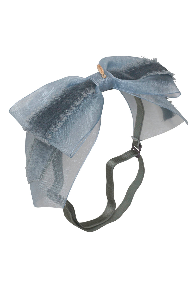 Primrose Bow Wrap - Antique Blue (Handmade in the USA!)