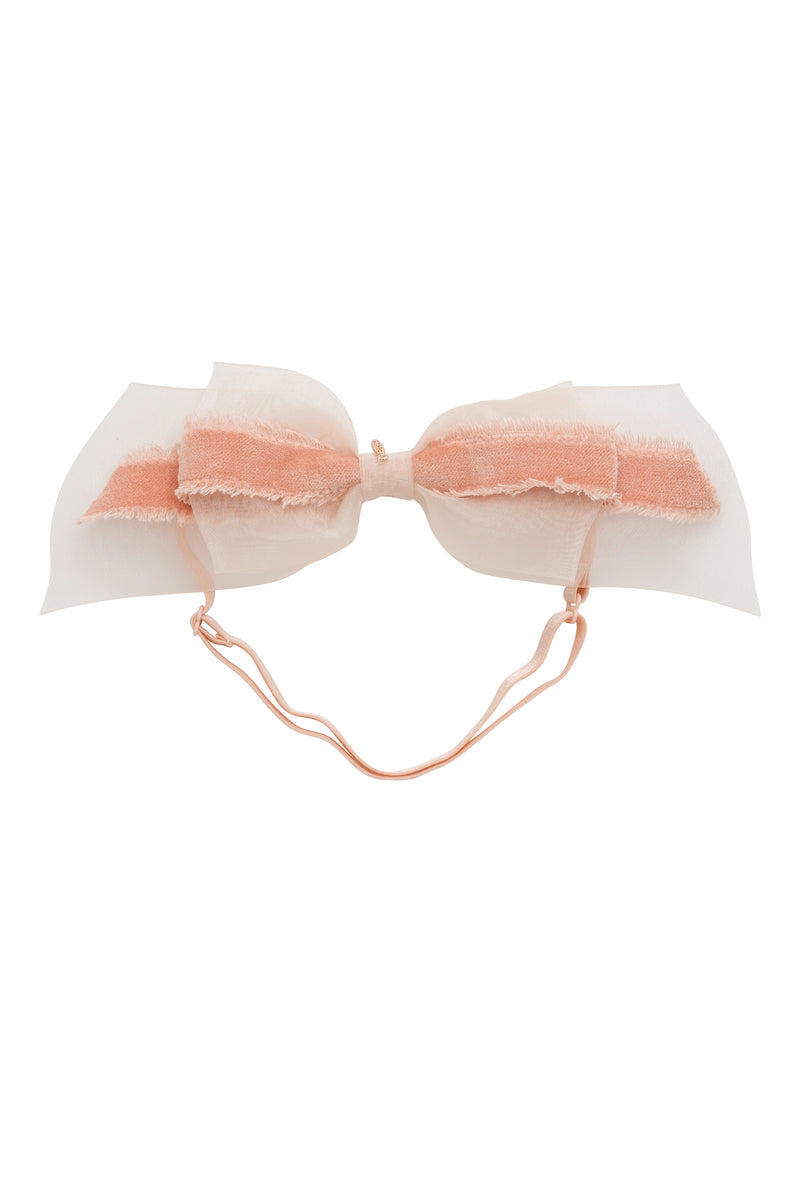 Primrose Bow Wrap - Pink Salmon (Handmade in the USA!)