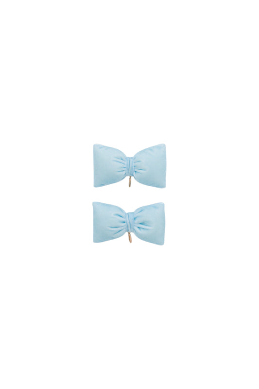 Petite Puffed Piggies - Baby Blue