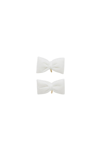 Petite Puffed Piggies - White