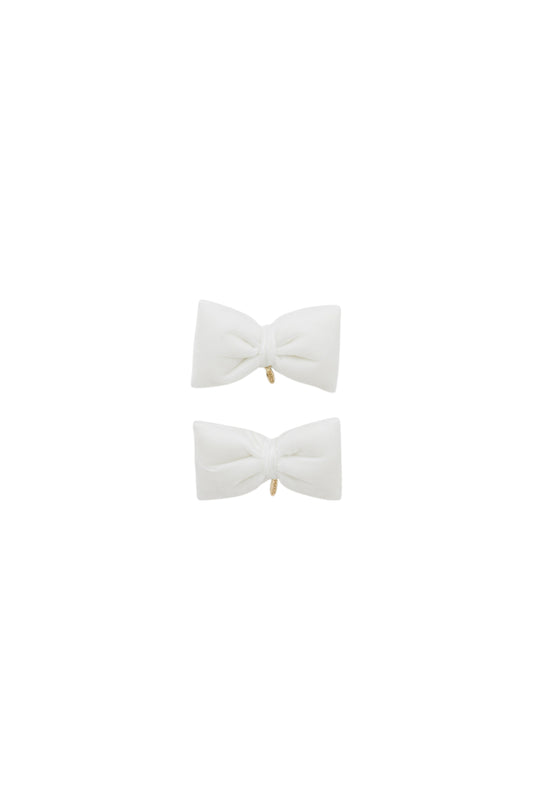 Petite Puffed Piggies - White