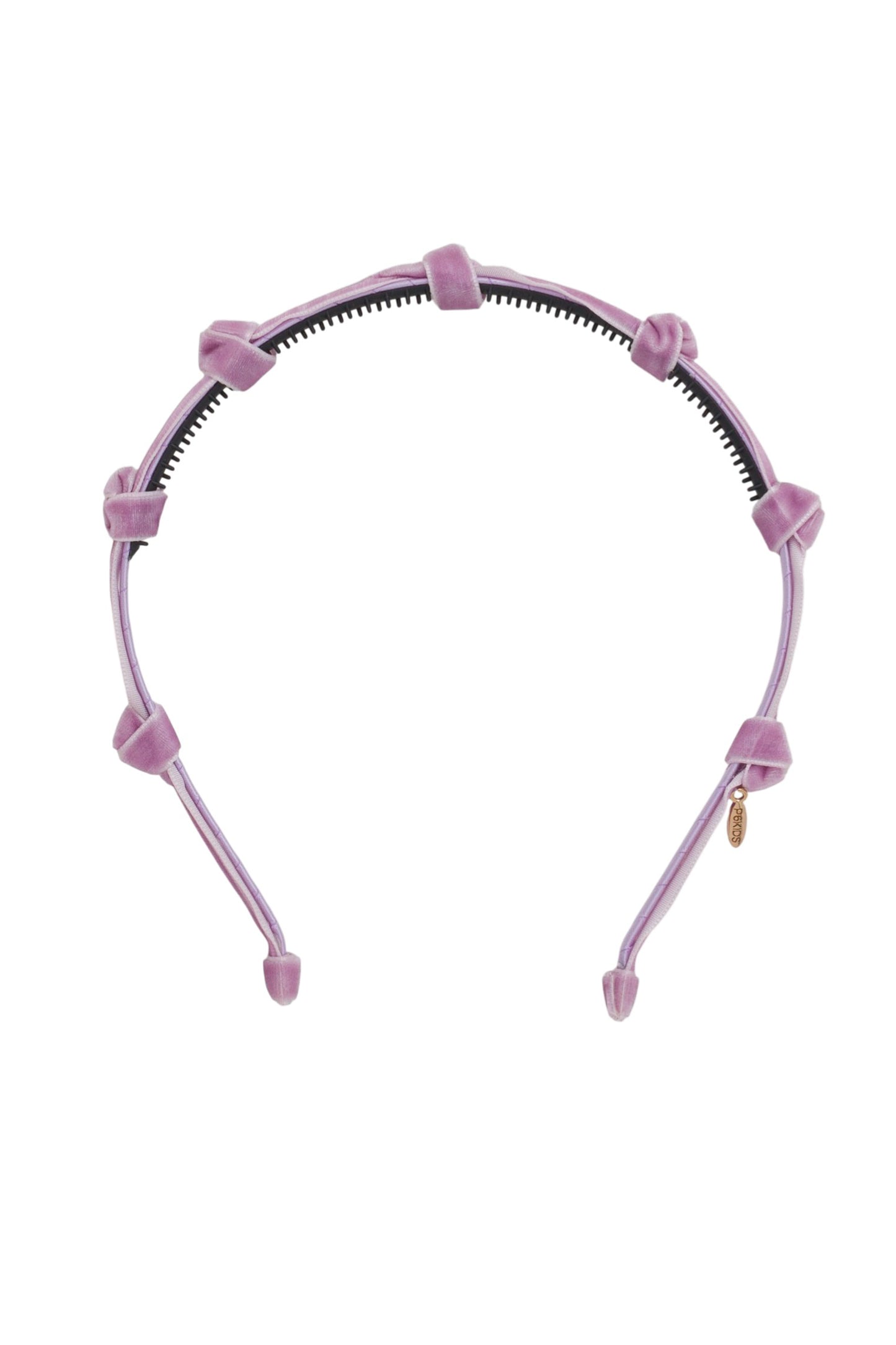 Rosebud Headband - Lilac Purple Velvet