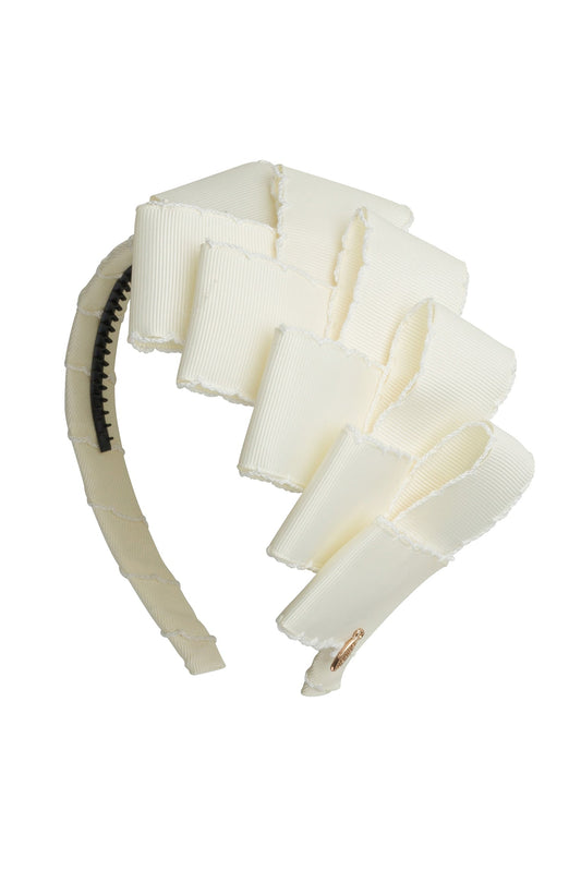 Spanish Dancer Moonstitch Headband - Ivory