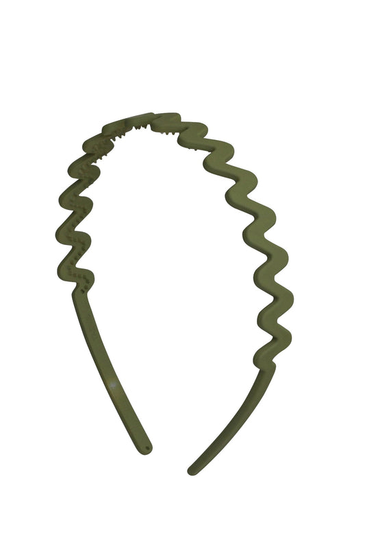 Squiggle Headband - Olive