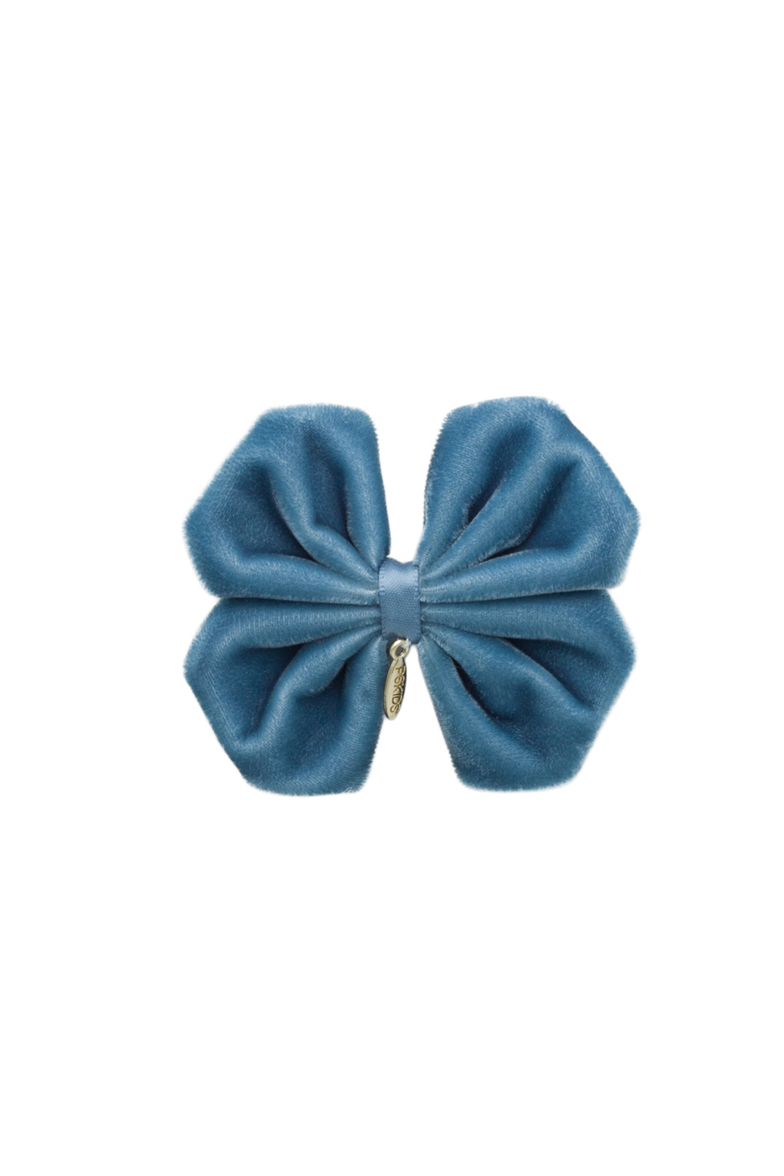 Tendu Butterfly Velvet Clip - Blue Denim