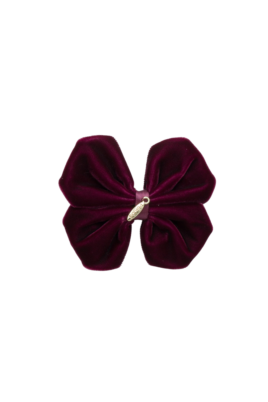 Tendu Butterfly Velvet Clip - Burgundy Wine