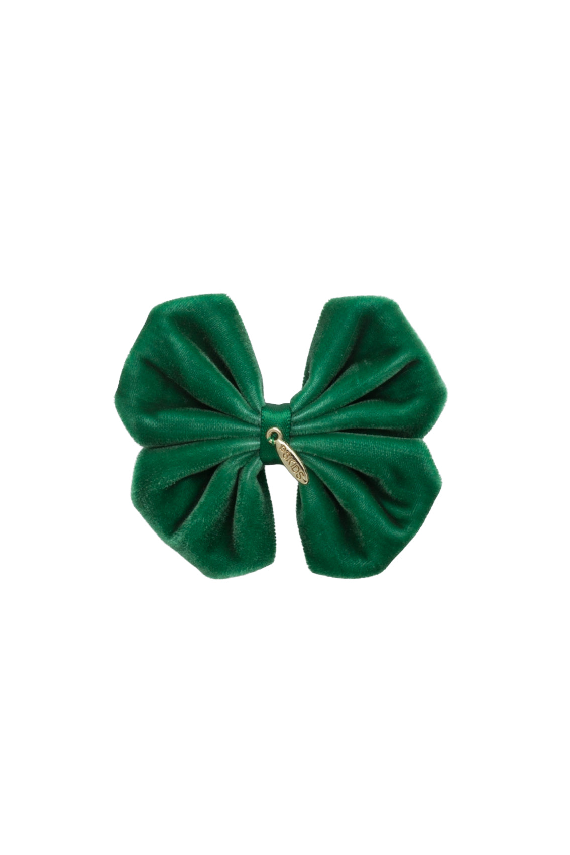 Tendu Butterfly Velvet Clip - Emerald Green