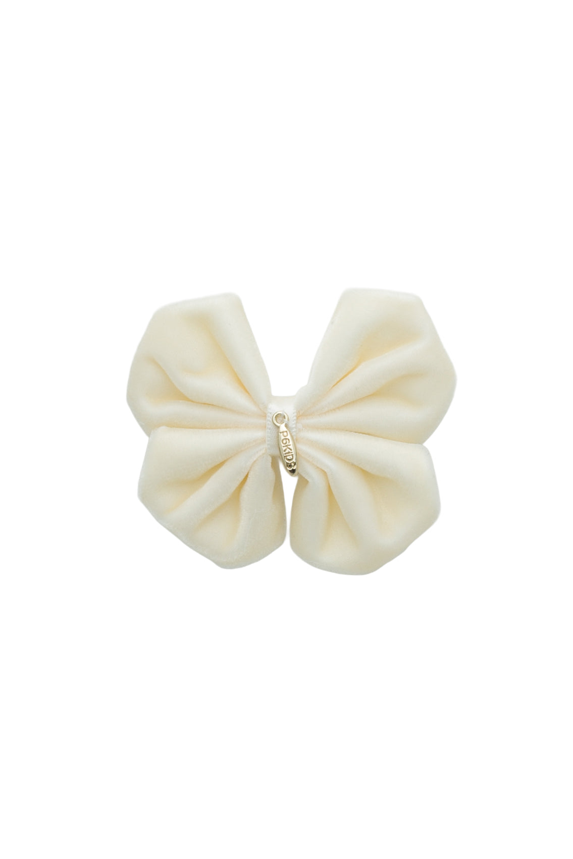 Tendu Butterfly Velvet Clip - Ivory