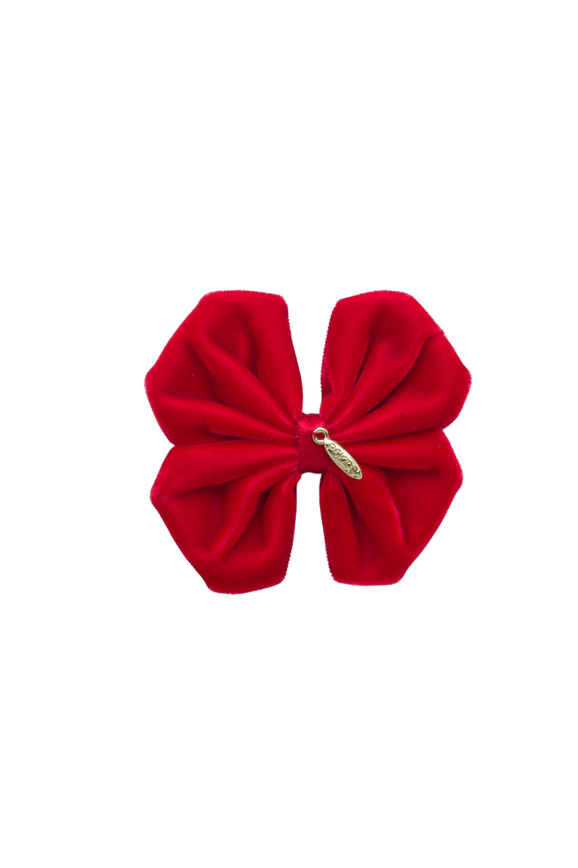Tendu Butterfly Velvet Clip - Red