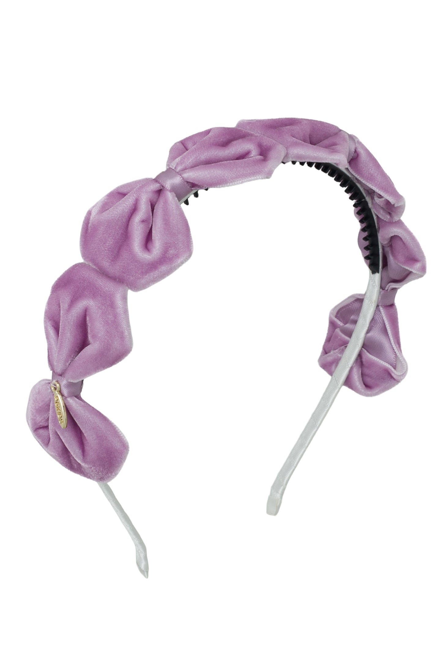 Tendu Velvet Bow Headband - Lilac Fresco