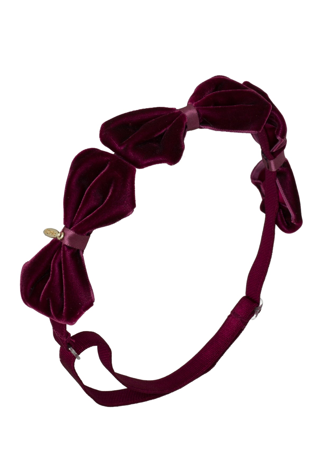 Tendu Velvet Wrap - Burgundy Wine