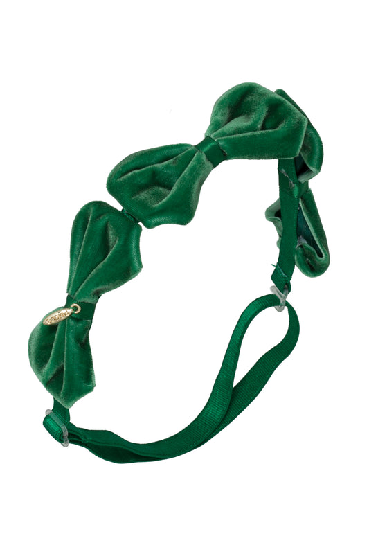 Tendu Velvet Wrap - Emerald Green