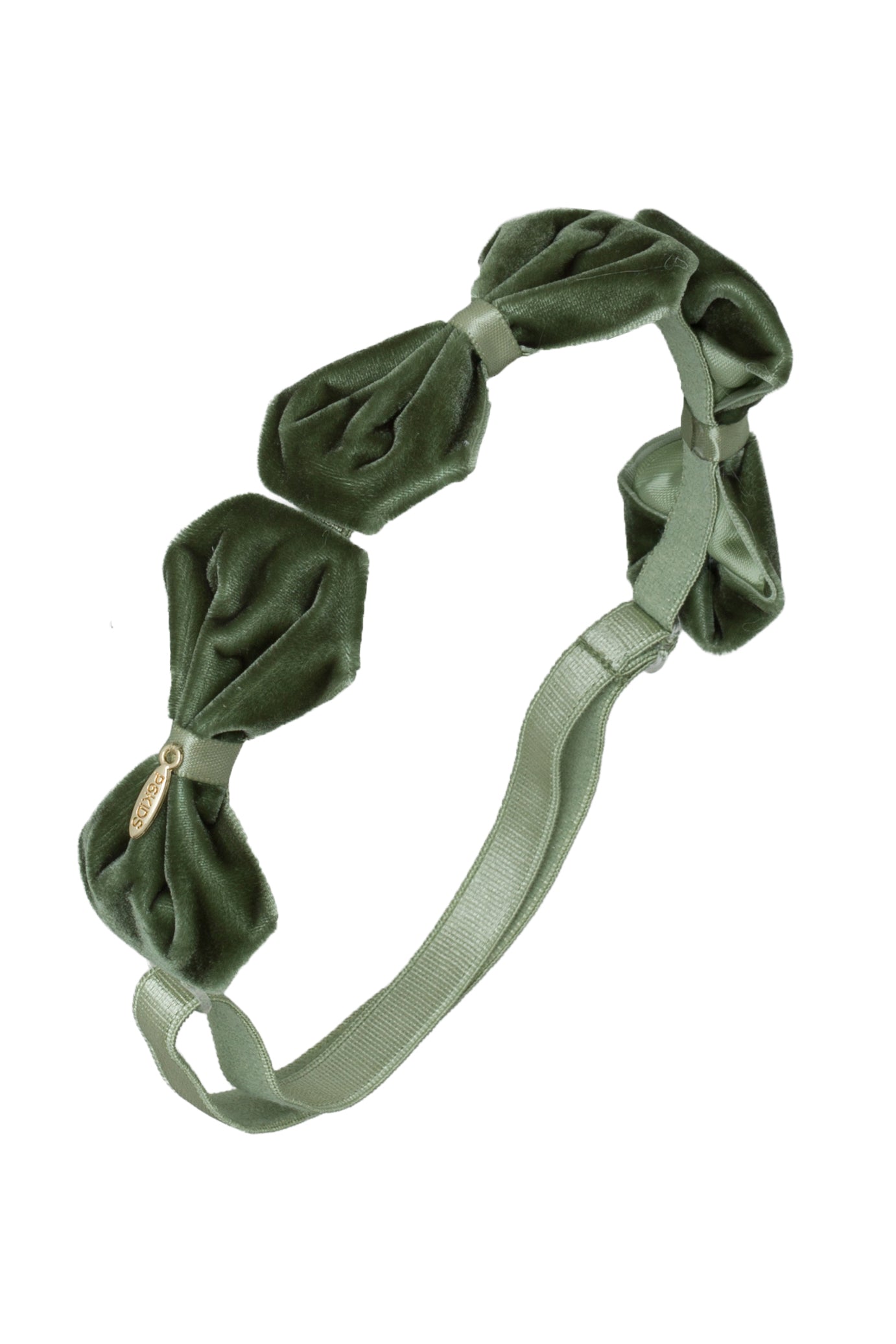 Tendu Velvet Wrap - Forest Green Moss