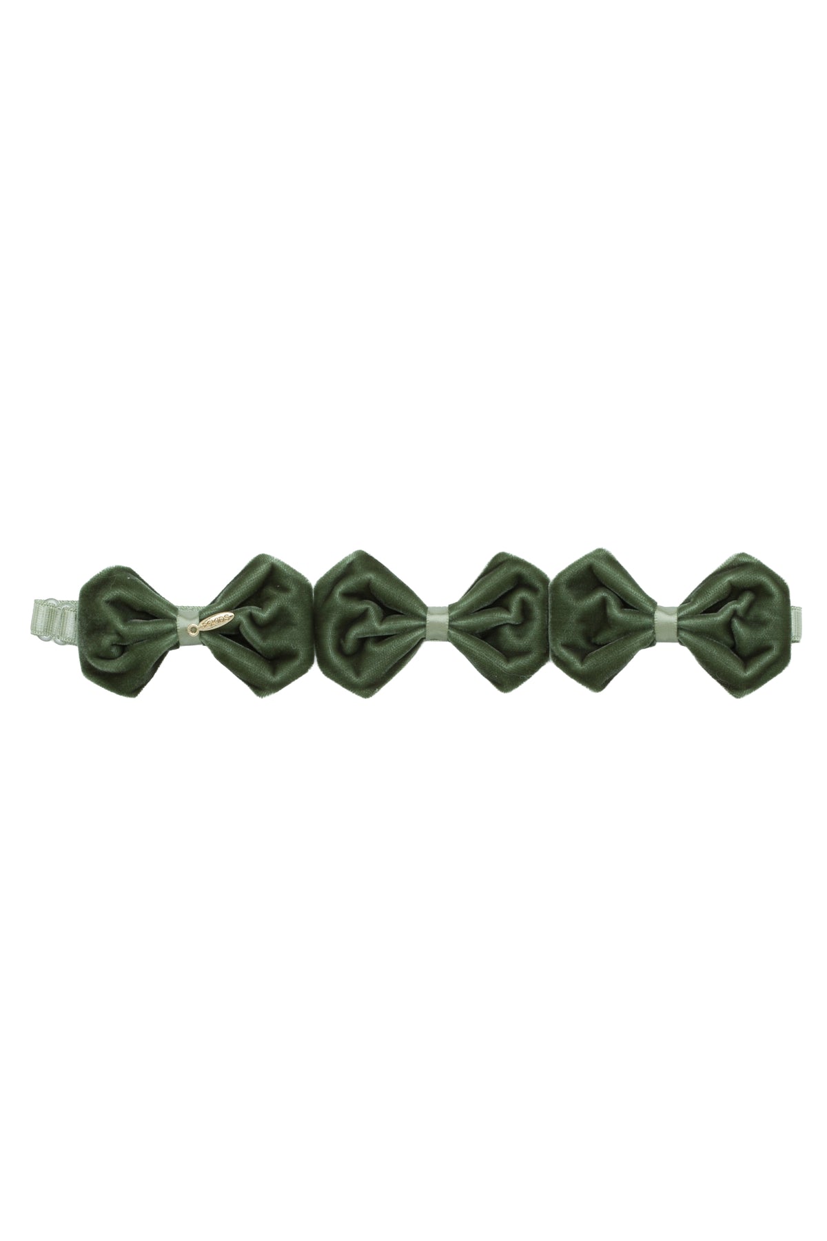 Tendu Velvet Wrap - Forest Green Moss