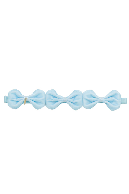 Tendu Velvet Wrap - Light Blue